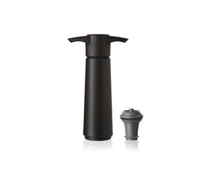 Vacuvin Tapón para vino y bomba de vacío Negro