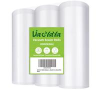 VacYaYa 3 Rollos 20X600cm Rollo Bolsas Envasar al Vaci Vacio Alimentos Bolsas de Vacío de Alimentos,Bolsas para Envasar al Vacío Envasado al Vacío para Alimentos Sin BPA