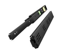 VADANIA 12 Push to Open Drawer Slide VF1245 3Fold Full Extension Heavy Duty 100lb Load Capacity Especially for Handleless