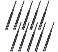 VADANIA 600 mm Negro Guías de cajón #A45, 36 kg de capacidad de carga con guías de cajón de rodamiento de bolas Montaje lateral de extensión total de 3 piezas, 5 pares