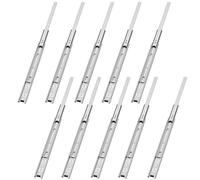 VADANIA guías de cajón 550mm, 36kg de capacidad de carga con rodamiento de bolas guía de cajón 3 piezas extensión total montaje lateral VA1045, 5 pares