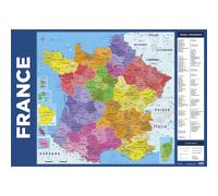 Vade carte de france 2017 - Tapete escritorio - Vade escolar multifuncional | Vade escritorio - Protector escritorio - Vuelta al cole material escolar