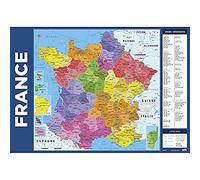 Vade carte de france 2017 - Tapete escritorio - Vade escolar multifuncional | Vade escritorio - Protector escritorio - Vuelta al cole material escolar
