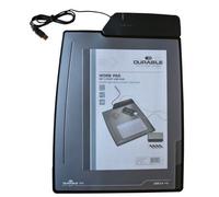 Vade sobremesa durable con 3 separadores y puertos usb