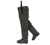 Vadeadores Botas Botas De Pesca Ligeras hasta La Cadera para Hombre, Botas De Pesca con Mosca hasta La Cadera, Botas De Pesca hasta La Cadera De PVC De 80 Cm De Alto con Suela Antideslizante(44 EU)