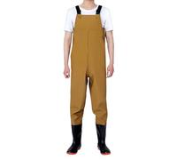 Vadeadores de pecho para hombre con botas, ropa de trabajo, pantalones para hombre, vadeadores de pesca del Reino Unido, neopreno, tirantes ajustables, overol ligero e impermeable, overol de trabajo