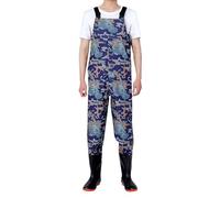 Vadeadores de pecho para hombre con botas, ropa de trabajo, pantalones para hombre, vadeadores de pesca del Reino Unido, neopreno, tirantes ajustables, overol ligero e impermeable, overol de trabajo