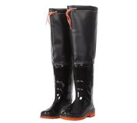 Vadeadores de pesca, Botas de pesca unisex Bootfoot Hip Waders negras, tallas 4.5-9.5 del Reino Unido(8 UK)