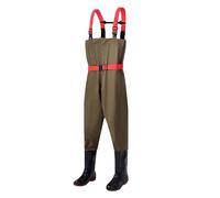 Vadeadores de Pesca Vadeadores para Hombre con Botas Impermeables, adecuados para Pesca, acuicultura y ganadería.(Yellow,42 EU)