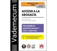 Vademecum Acceso A La Abogacía. Volumen Iv. 2026 Administrativo Y Cont