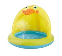 Vadeo infantil - Vadeo inflable con toldo y aspersor | Jardín para exterior trasero, jardín, playa, frente al mar, interior