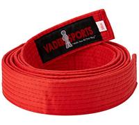 VADER SPORTS EST.2001 WITH YOU ALL THE WAY Cinturones De Karate Diferentes Niveles, Judo, Karate, BJJ, Cinturones De Taekwondo - Rojo, 280cm Adults