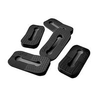 Vadiff - Cerraduras de seguridad para estufa de gas de silicona para niños, 5 unidades, Negro (original).