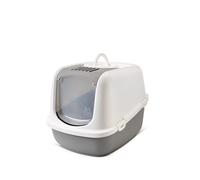 Vadigran arenero para gatos "NESTOR JUMBO" 66,5 x 48,5 x 46,5 cm gris