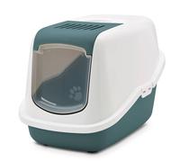 Vadigran caja de arena para gatos Nordic "NESTOR" verde; 56 x 39 x 38,5 cm