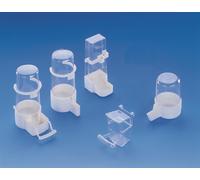 Vadigran cuenco de comida con barra de asiento 7,0 x 7,5 x 6,0 cm transparente