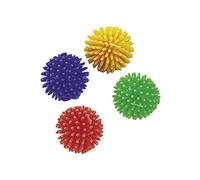 VADIGRAN - Juego de 4 Bolas para Jugar para Gatos - Bola Tipo Erizo 3 cm