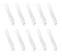 Vadillo 10 x brillo de uñas de cristal - Limas de uñas de cristal Nano Glass Nail Buffer pulidor brillo pulidor para uñas de manos naturales