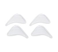 Vadillo 2 pares de plantillas de gel para zapatos puntiagudos, demasiado grandes, transparentes