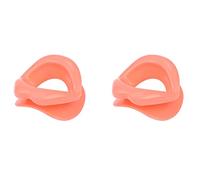 Vadillo 2 piezas funcionales de goma de silicona para hacer ejercicio de la boca, antiarrugas