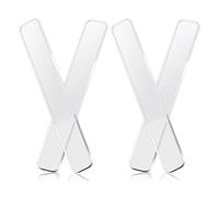 Vadillo 2 x brillo de uñas de cristal, limas de uñas de cristal nano pulidor de uñas pulidor de brillo para uñas naturales de manos y pies