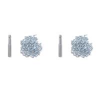 Vadillo 200 piezas puntas para neumáticos rueda de scooter universal neumático de nieve puntas de espárragos neumáticos antideslizantes tornillos pernos prisioneros 4 x 12 mm