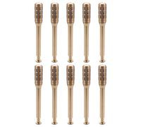 Vadillo Juego de 10 rollos de terapia de acupuntura, masaje de cobre, meridiano, moxibustión, rodillo de palillo de mini humo, quemador de artemisa