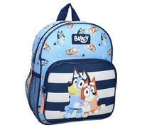Vadobag Mochila perrita BLUEY y Bingo Abrazo - Mochila con 2 compartimentos para niños | Escuela | Guardería - Azul y Azul - Dimensiones 29 x 23 x 8 cm, Azul celeste., talla unica