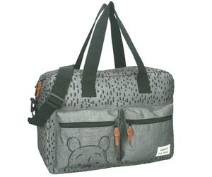 Vadobag Bolso cambiador grande para bebé | con cambiador | Winnie the Pooh Pooh, gris