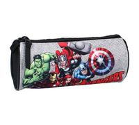 Vadobag Carpeta con diseño de Escudo de Seguridad, 20 cm, los Vengadores, Estuche portafolios Unisex niños, Rojo, Einheitsgröße