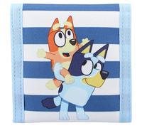 Vadobag Cartera infantil Bluey Jump Into Fun, azul, 10x10x1 cm, Diseño: