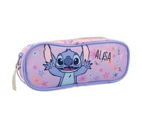 Vadobag Estuche personalizado Stitch con nombre, estuche para niñas, estuche para lápices, regalo de cumpleaños infantil