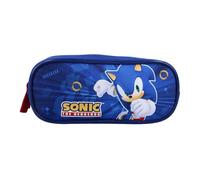 Vadobag Estuche Sonic azul con 2 bolsillos - Sonic Studios escolares