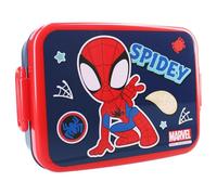 Vadobag Fiambrera Spidey Lunch Bunch, 16 x 13 x 5 cm, rojo y azul