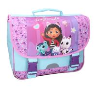 Vadobag GABBY's DOLLHOUSE Aventura ilimitada - Mochila escolar para niños | Escuela | Guardería - Color azul y violeta - Dimensiones 33 x 38 x 12 cm