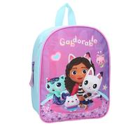 Vadobag Gabby's Dollhouse Mochila para niños | Escuela | Kindergarten - Color morado - Gabby La Maison des Dollhouse - Gabdorable - 29 x 22 x 9 cm