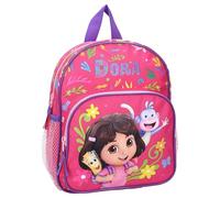 Vadobag Mochila DORA Exploradora y Boots Mono - Mochila para niños | Escuela | Guardería - Color Rojo - Dimensiones 29x23x10cm - 584-00754