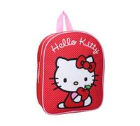 Vadobag Mochila infantil de Hello Kitty Cuteness Overload para Niña y Niño, 29 x 22 x 9 cm, rojo, 29x22x9 cm
