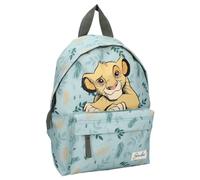 Vadobag Mochila Rey León - Simba Made for Fun - de Disney The León King - Mochila para niños | Escuela | Guardería - Color Verde - Tamaño 31 x 22 x 9 cm, multicolor, talla unica
