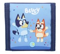 Vadobag Monedero infantil Bluey Best Friends Fun, azul, 10x10x1 cm, Diseño: