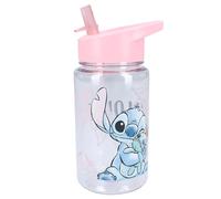 Vadobag Stitch Drink Up - Botella de plástico de 450 ml para bebidas Disney Lilo y Stitch