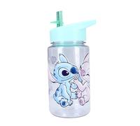 Vadobag Stitch y Angel - Botella de plástico de 450 ml para bebidas Disney Lilo y Stitch