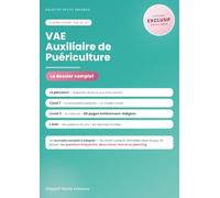 VAE Auxiliaire de puériculture 2026/2027- UN DOSSIER EXEMPLE COMPLET: Livret 1, Livret 2, Entretien avec le jury