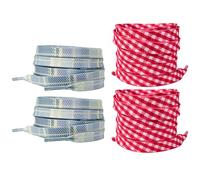 VAEIORP 2 Pares de Cordones de Zapato Elásticos para Adultos Cordones de Zapato Elásticos de Colores Cordones de Zapato Deportivos
