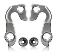 VAEIORP 2 PCS Puntera de Cambio de Aleación de Aluminio, Repuesto para Mecanismo Trasero Compatible con Bicicleta de Carretera, Trekking y Mountain Bike (Plata)