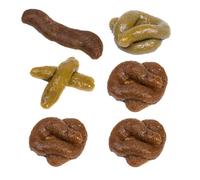VAEIORP 6 Pcs Caca De Broma Caca De Juguete Mierdas De Broma Mojon De Broma Mierda Caca De Broma Realista Viene Adecuado Para El Día De Los Inocentes De Halloween