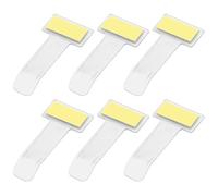 VAEIORP 6 Pcs Clip para Parabrisas de Coche Pinza de Plástico para Parabrisas de Coche Clip del Boleto Clips Autoadhesivos para Boletos de Estacionamiento