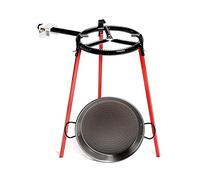 Vaello campos juego de platos de paella 42cm + calentador 3 patas 30cm 658849