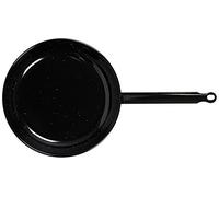 VAELLO La Valenciana Sartén de Acero esmaltado, 32 cm, aleado, Negro
