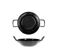 Vaello La Valenciana Honda Chimney Panel de Acero esmaltado con Bandeja, 16 cm, Madera, Negro, 16 Centimeters cm